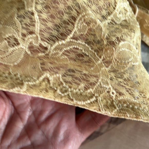 LA PERLA 34 DD-E YELLOW GOLDISH LACE BRA - Picture 9 of 9